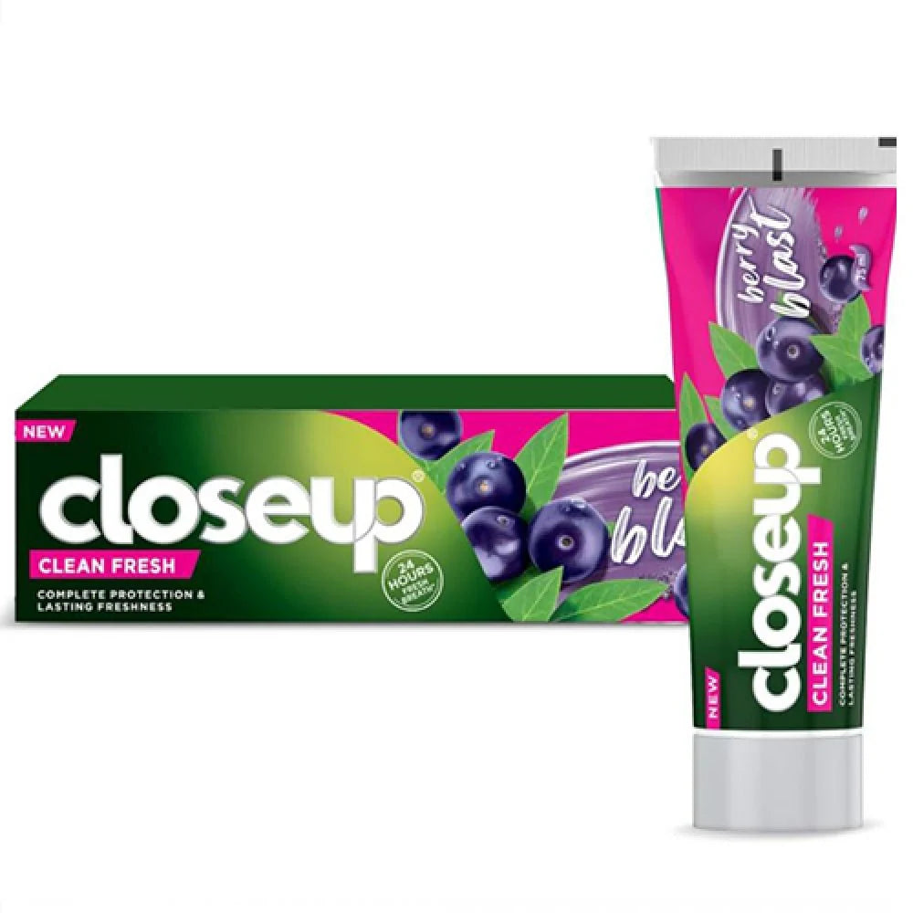 CLOSE UP CLEAN FRESH BERRY BLAST TOOTHPASTE 75ML