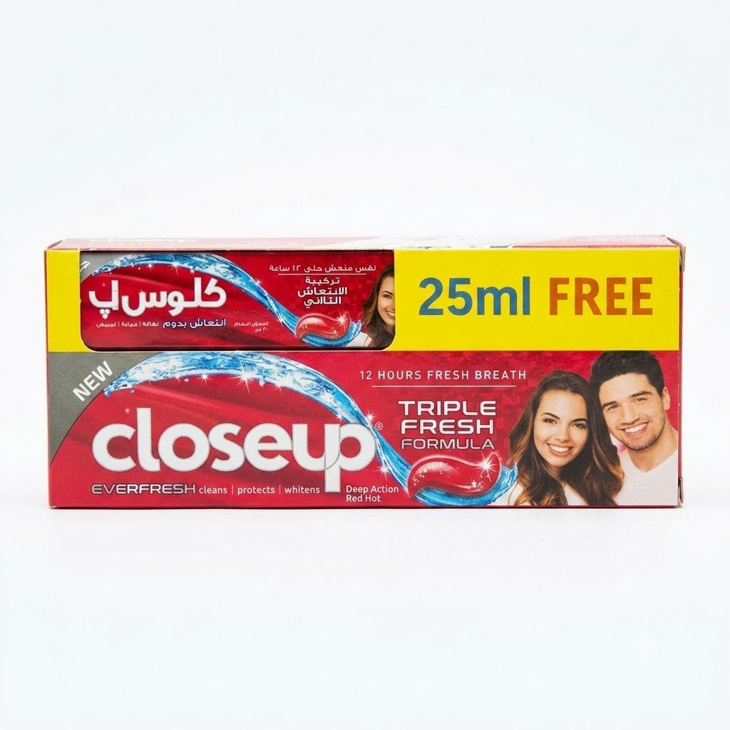 CLOSE UP TOOTHPASTE RED HOT 100ML+25ML