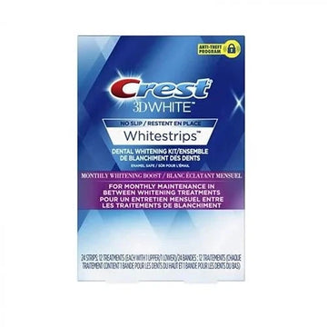 CREST 3D WHITE NO SLIP/ RESTENT EN PLACE WHITESTRIPS TEETH WHITENING 1 STRIP