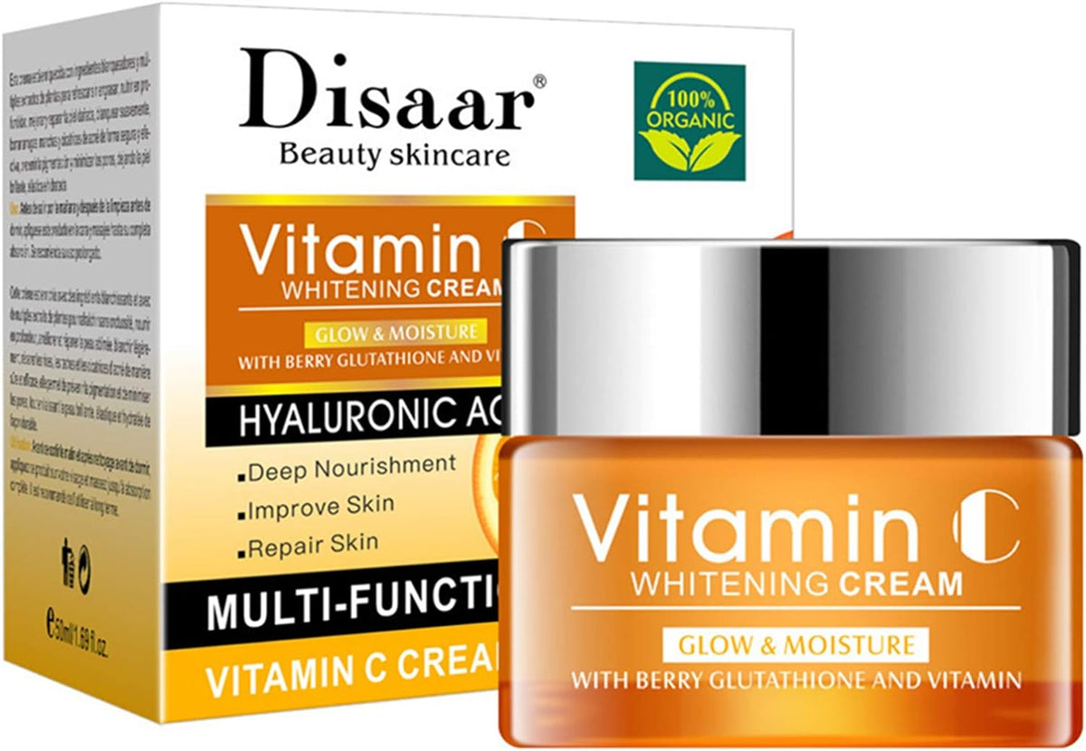 DISAAR VITAMIN C WHITENING CREAM HYALURONIC ACID 50ML