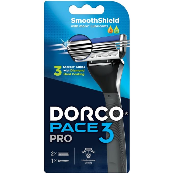 DORCO PACE 3 PRO 2 HEADS + 1 HAND