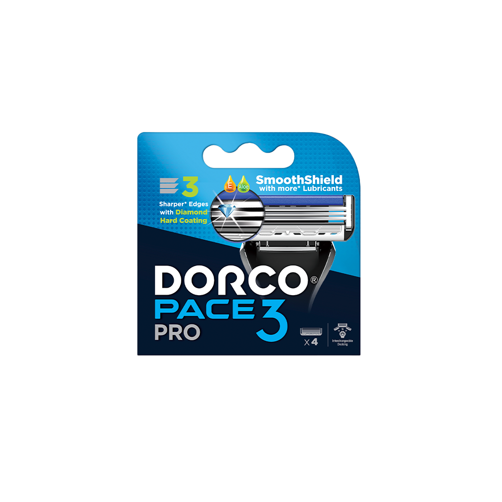 Pace 3 Pro Tri-Blade Razor Cartridges (4 Pack)