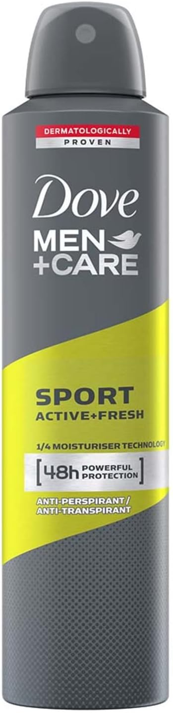 DOVE MEN+CARE SPORT ACTIVE+ FRESH ANTI-PERSPIRANT DEODORANT 250ML