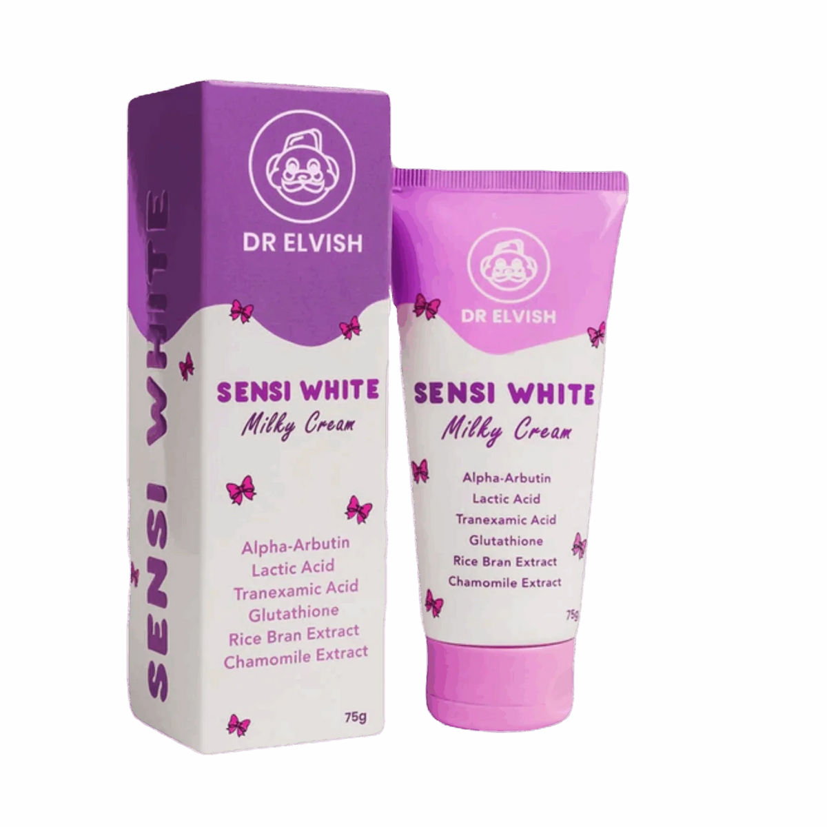 DR ELVISH SENSI WHITE MILKY CREAM 75GM