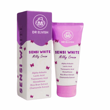 DR ELVISH SENSI WHITE MILKY CREAM 75GM