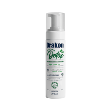 DRAKON DAILY SKIN DETOX FACIAL WASH FOAM 200ML