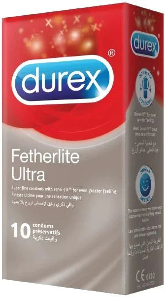 Durex Condom, Fetherlite Ultra - 10 Pieces offer