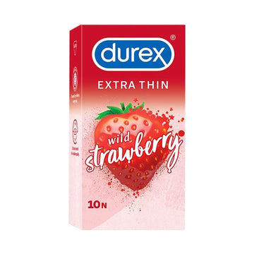 DUREX EXTRA THIN WILD STRAWBERRY 10N