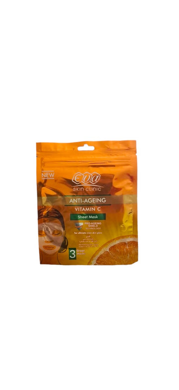 EVA ANTI AGEING VITAMIN C SHEET MASK 42ML