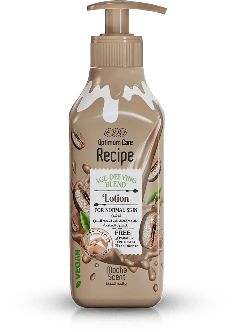 EVA OPTIMUM CARE RECIPE NOURISHING BLEND LOTION FOR NORMAL SKIN - MOCHA SCENT 370ML
