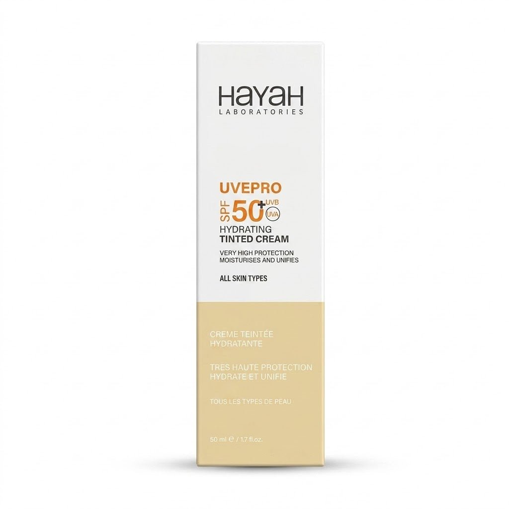 HAYAH UVEPRO SPF50+ TINTED CREAM 50ML