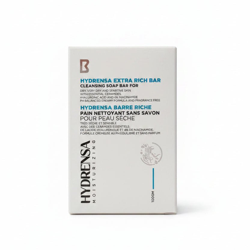 hydrensa moisturizing extra rich bar cleansing soap 100 gm