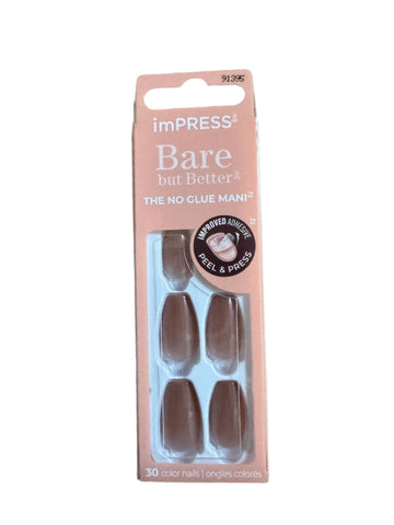 IMPRESS BARE THE NO GLUE MANI 1395