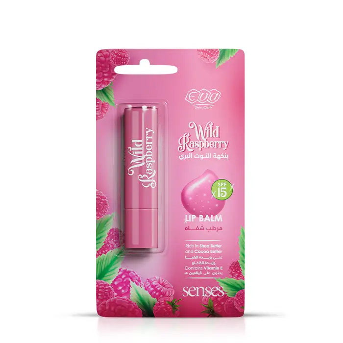 EVA SKIN CARE SENSES LIP BALM - WILD RASPBERRY 4GM