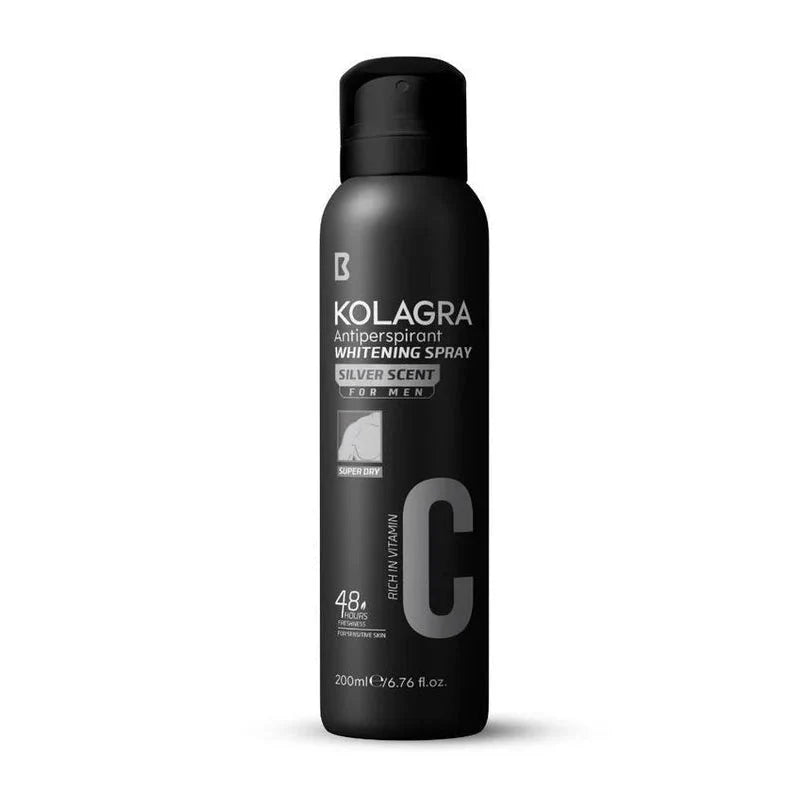 Kolagra Antiperspirant WHITENING SPRAY For Men 150ml