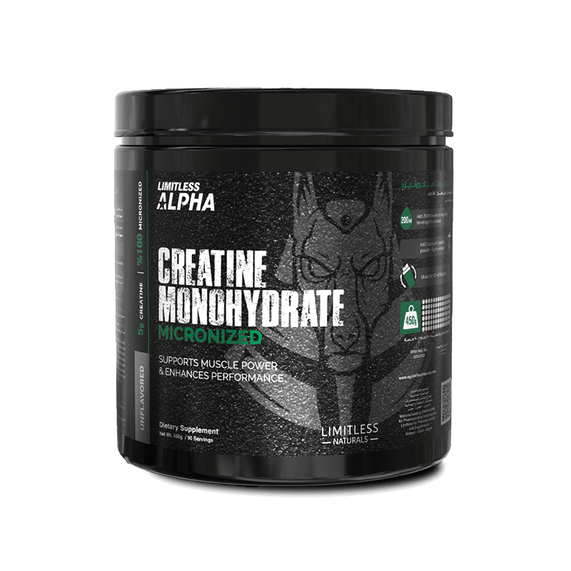 LIMITLESS ALPHA CREATINE MONOHYDRATE 450GM