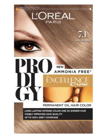 L'OREAL PRODIGY AMMONIA FREE HAIR COLOR 7.1 15% offer