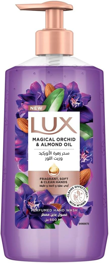 LUX MAGICAL ORCHID&ALMOND OIL HAND WASH 500ML