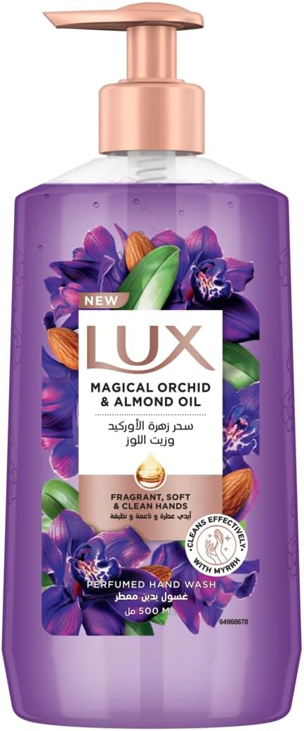 LUX MAGICAL ORCHID&ALMOND OIL HAND WASH 500ML