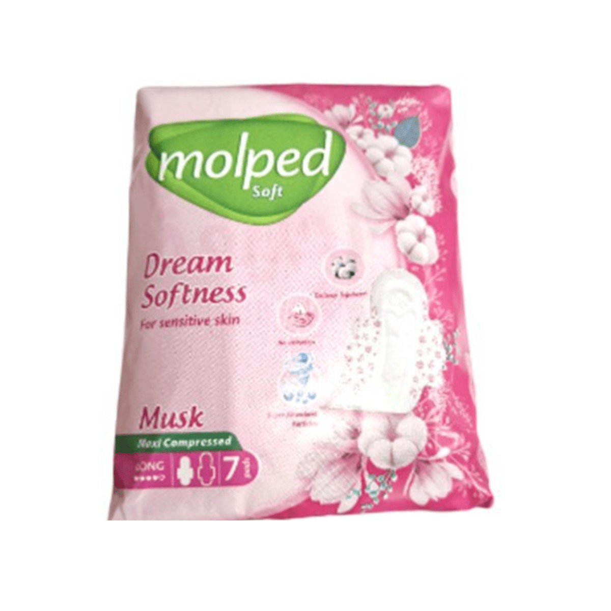MOLPED SOFT MAXI COMPRESSED LONG 7 PADS