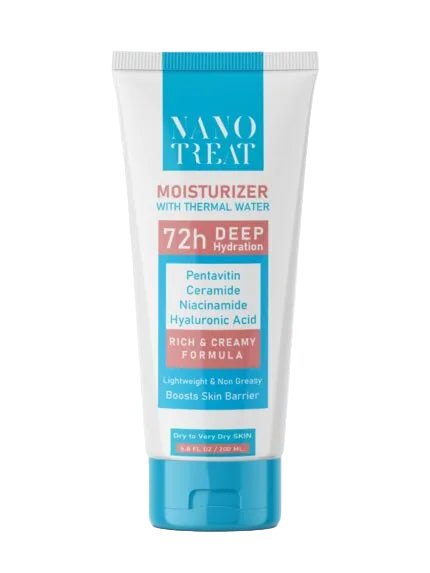 Nano Treat Moisturizer with Thermal Water 72h 200 ml | كريم مرطب للوجه Nano 200 مل