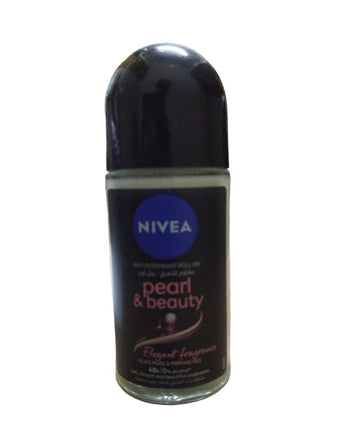 NIVEA PEARL & BEAUTY BLACK ELEGANT FRAGRANCE ROLL-ON 50ML 15% DISC