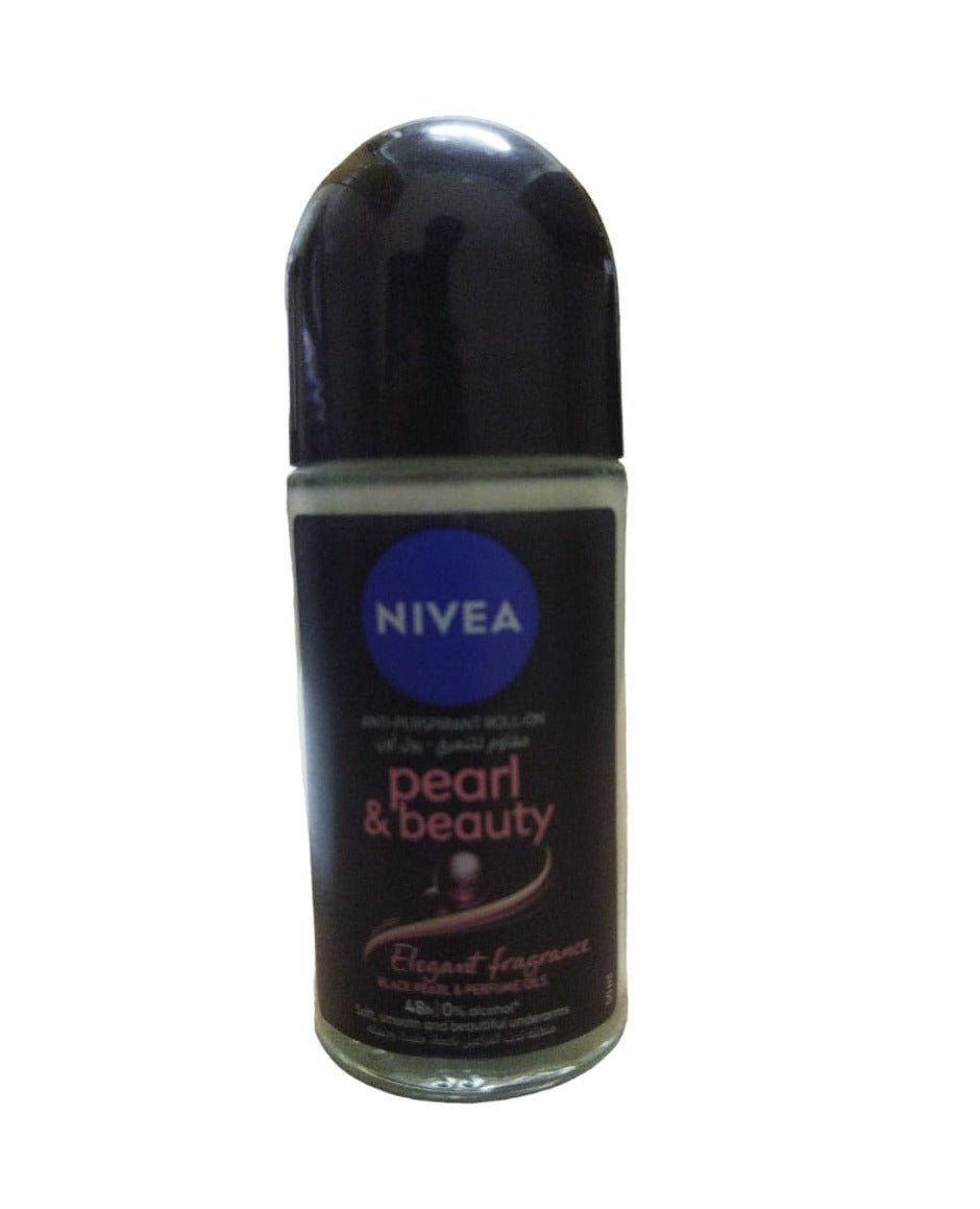 NIVEA PEARL & BEAUTY BLACK ELEGANT FRAGRANCE ROLL-ON 50ML 15% DISC