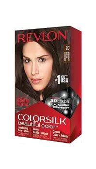 REVLON 20 BROWN BLACK COLORSILK WITH KERATIN