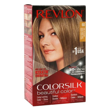 REVLON 60 DARK ASH BLONDE  COLORSILK WITH KERATIN 3D COLOR