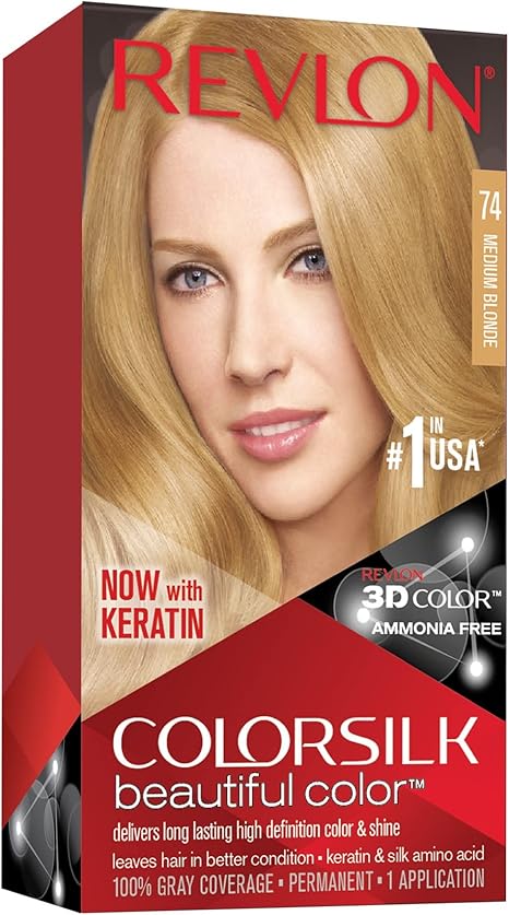 Revlon Colorsilk Beautiful Hair Color - 74 Medium Blonde