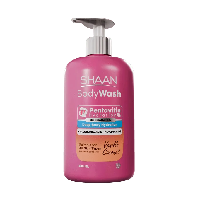SHAAN BODY WASH VANILLA COCONUT 480ML