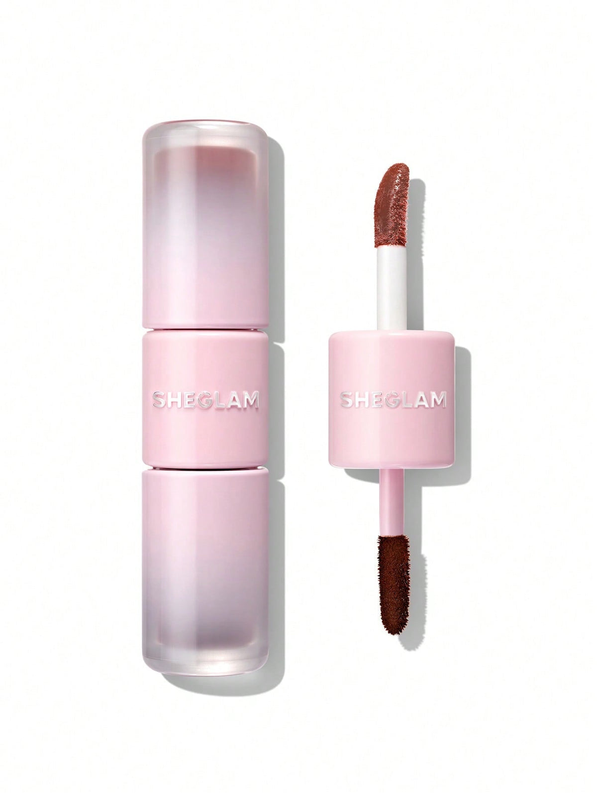 SHEGLAM LINE TO SHINE MOCHA CREAM 512 LIP STAIN&GLOSS DUO 2ML
