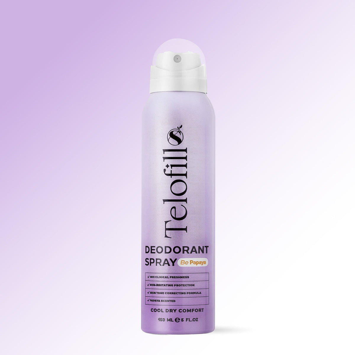 TELOFILL DEODRANT SPRAY BE PAPAYA 150ML
