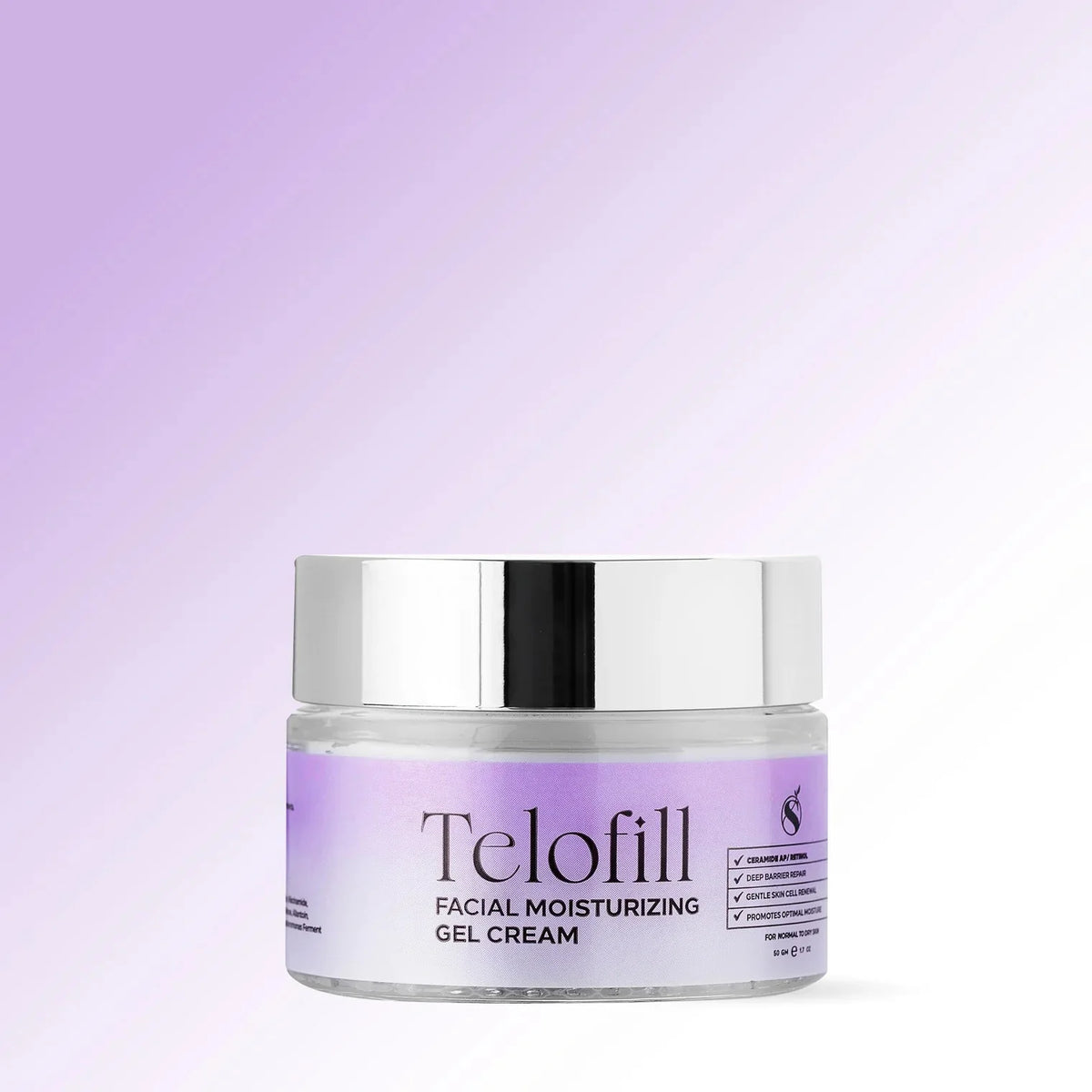 Telofill Facial Moisturizing Gel Cream Normal to Dry Skin 50 g | كريم مرطب للوجه تيلوفيل