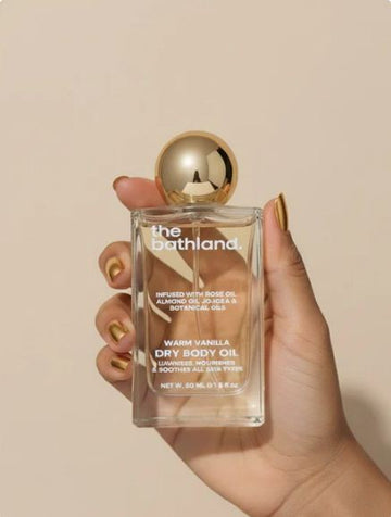 The bath land Warm vanilla dry body oil 50ml