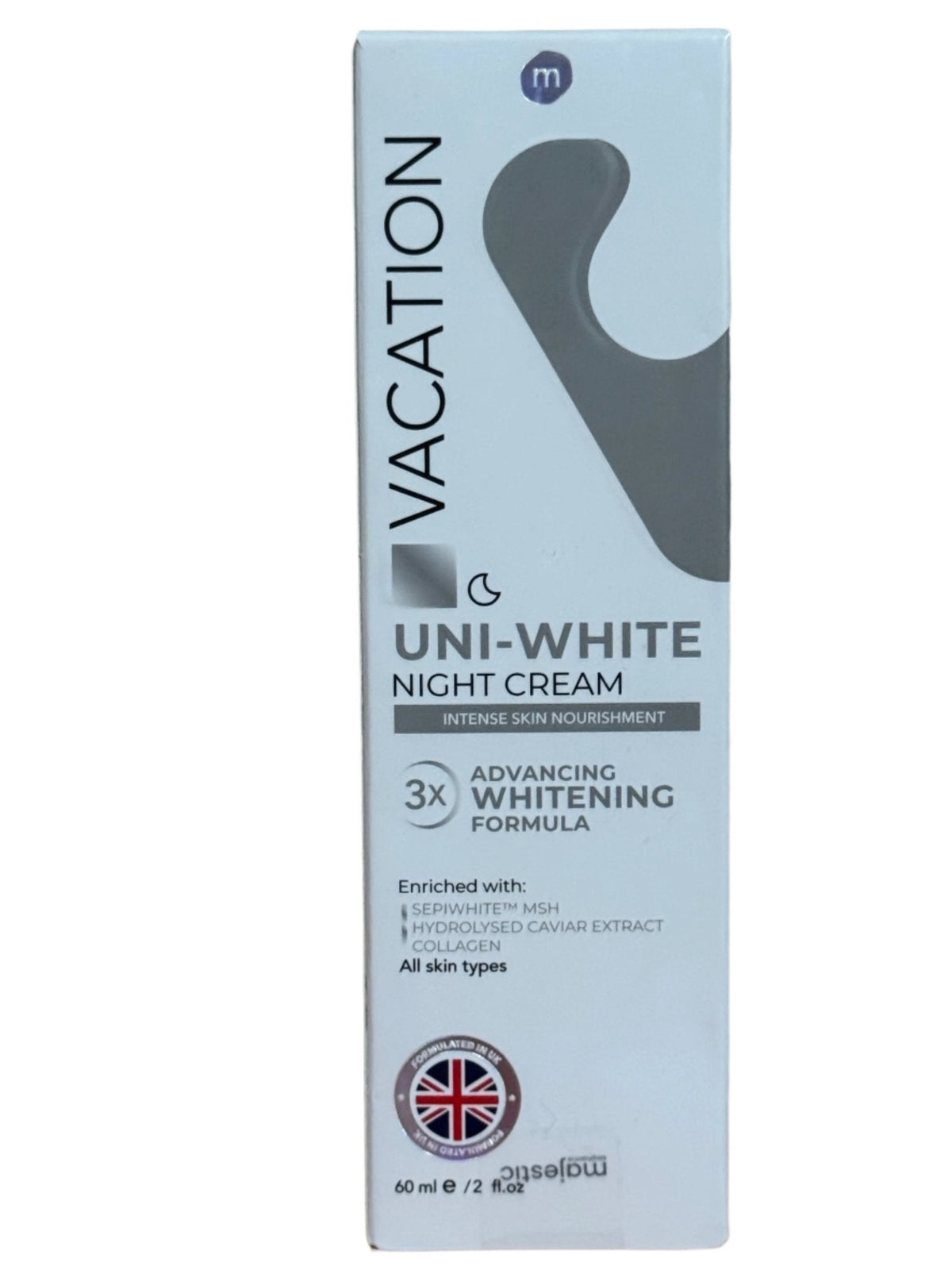 Vacation White Night Cream 60 ml | كريم مرطب للوجه فاكيشن 60 مل