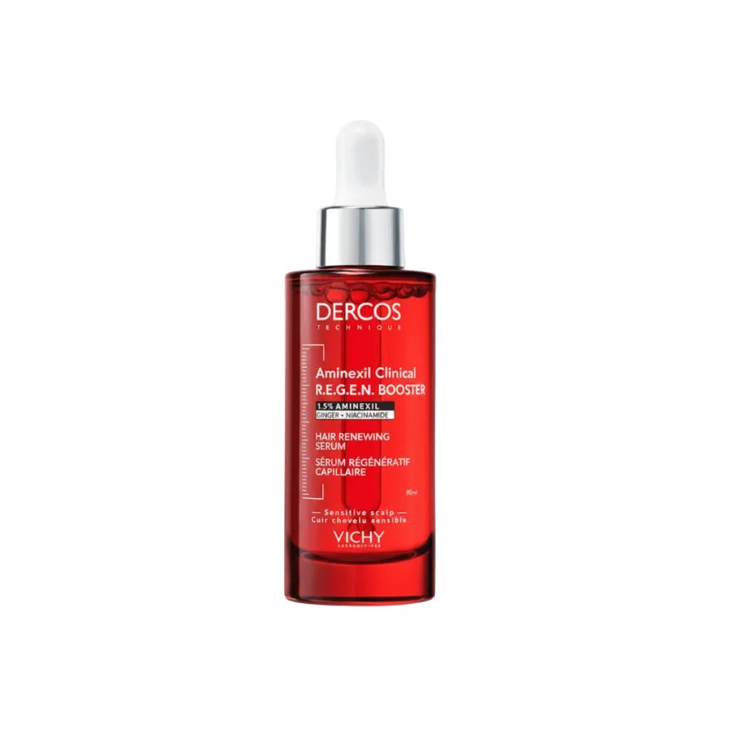Vichy Dercos Aminexil Regen Booster Hair Renewing Serum 90 ml | علاج تساقط الشعر فيشي 90 مل ديركوس