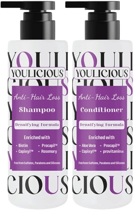 Youlicious anti Hair Loss Hair Purify & Hydrate Shampoo & Conditionar 400ml